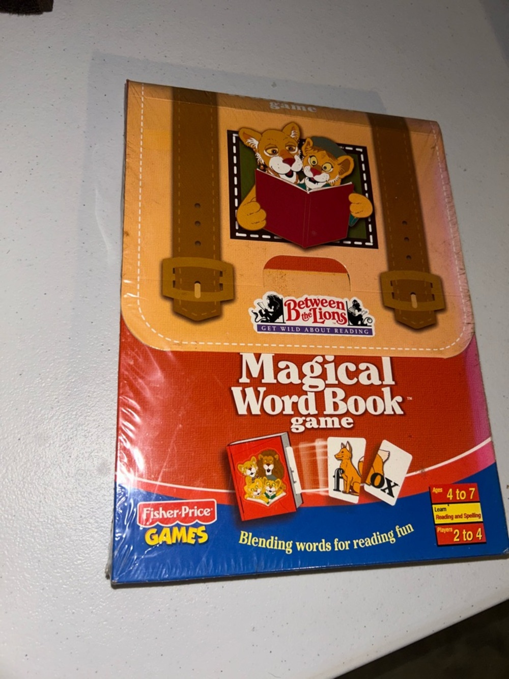 Fisher-Price Between the Lions Magical Word Book Game 2001 Vintage NEW